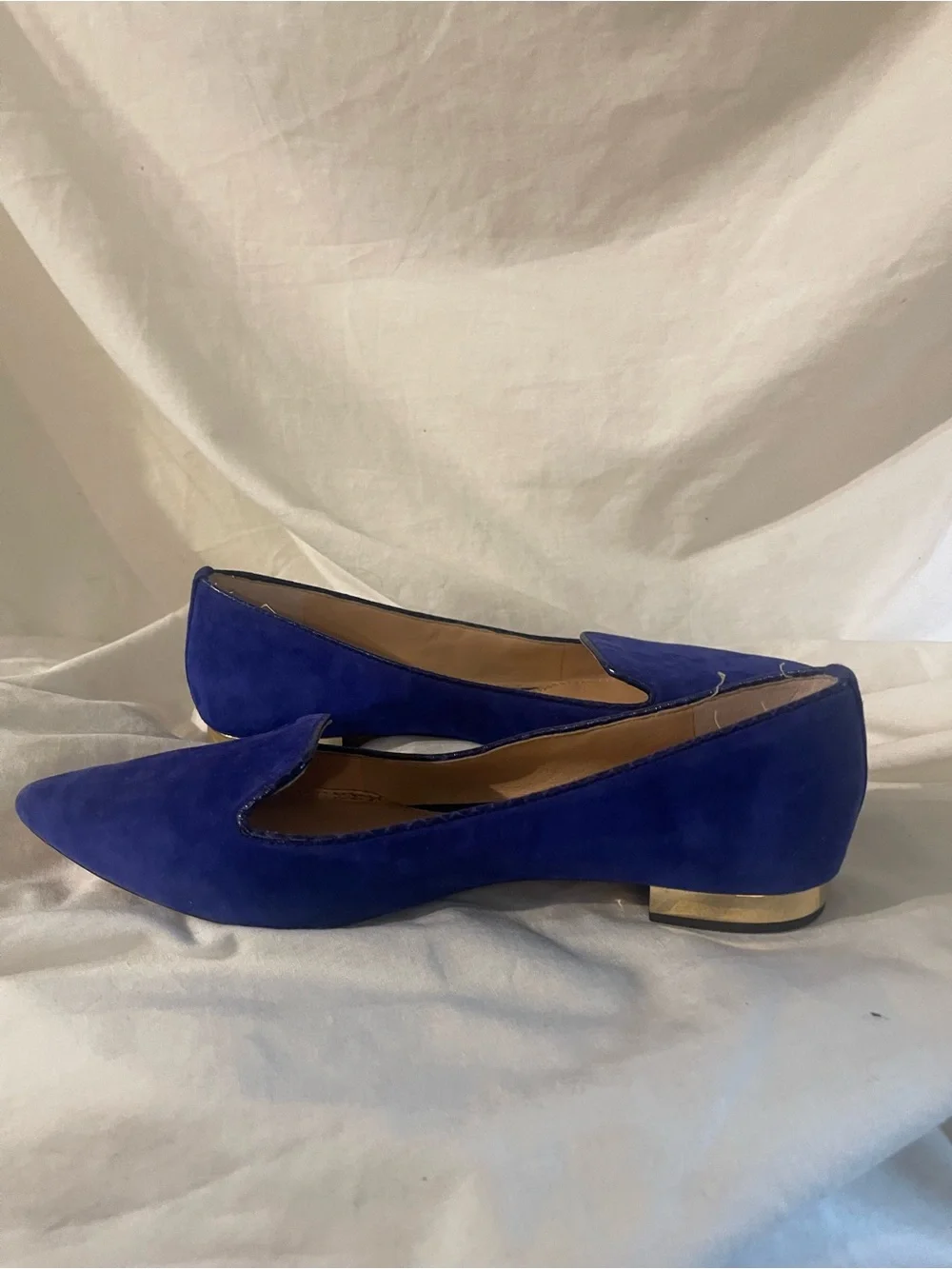 Tory Burch Suede Pointy Flats